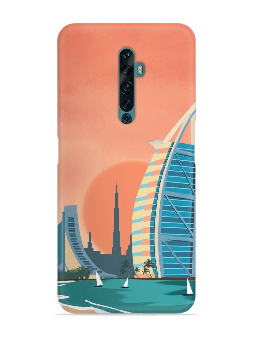 Dubai Architectural Scenery Snap Case for Oppo Reno 2F Zapvi