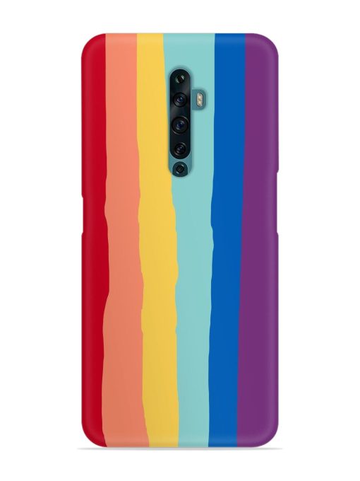 Rainbow Genuine Liquid Snap Case for Oppo Reno 2F