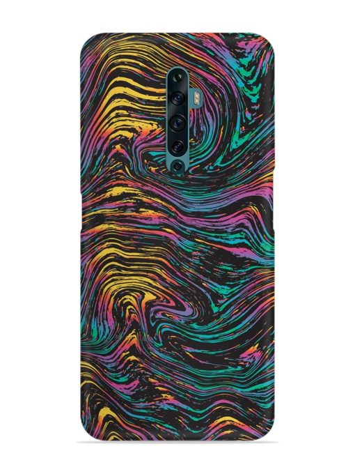 Abstract Liquid Colors Snap Case for Oppo Reno 2F