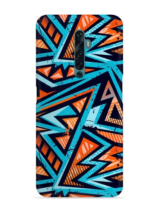 Abstract Seamless Grunge Snap Case for Oppo Reno 2F