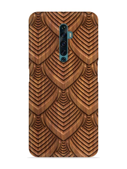 Carved Pattern On Snap Case for Oppo Reno 2F