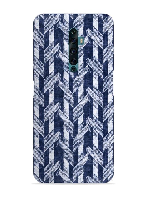 Abstract Herringbone Motif Snap Case for Oppo Reno 2F