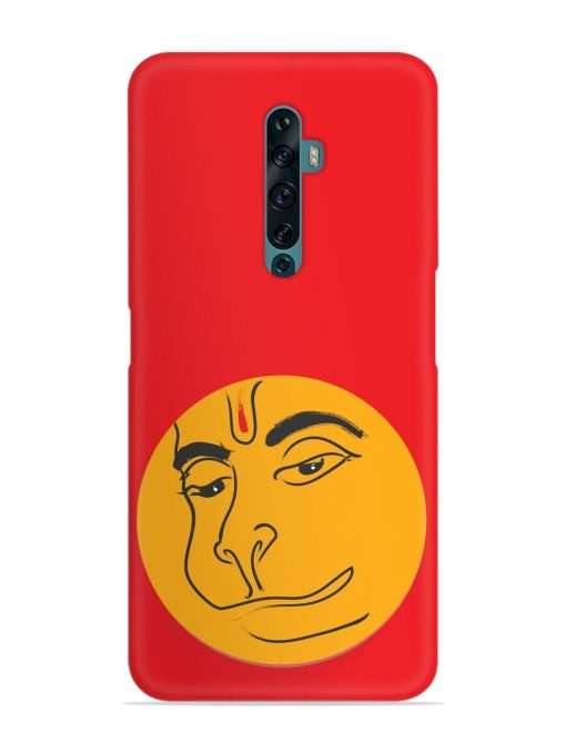 Lord Hanuman Vector Snap Case for Oppo Reno 2F Zapvi