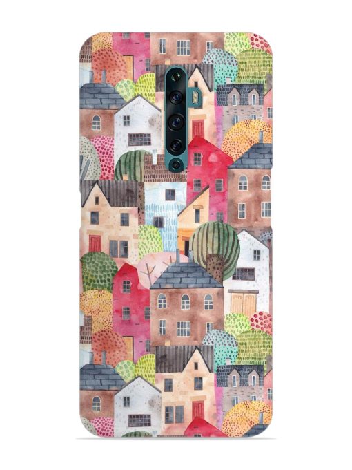 Abstract Seamless Pattern Snap Case for Oppo Reno 2F