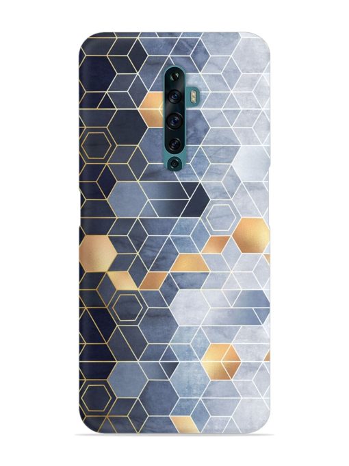 Geometric Abstraction Hexagons Snap Case for Oppo Reno 2F