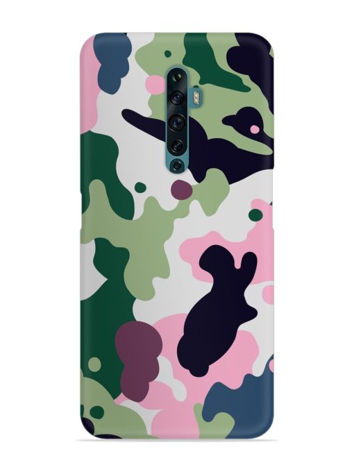 Seamless Funky Camouflage Snap Case for Oppo Reno 2F