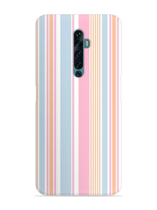 Stripe Seamless Pattern Snap Case for Oppo Reno 2F