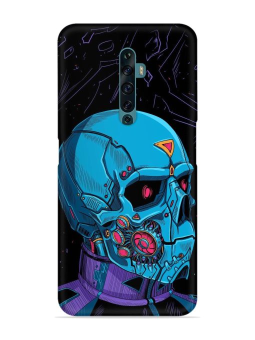 Skull Robo Vector Snap Case for Oppo Reno 2F