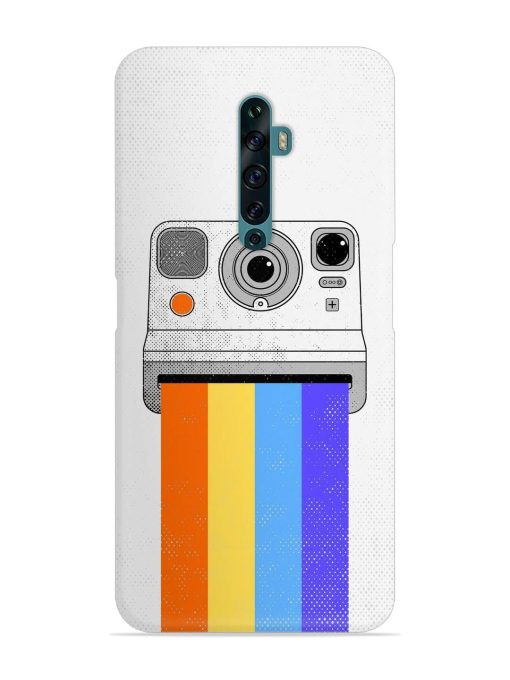 Retro Camera Art Snap Case for Oppo Reno 2F Zapvi