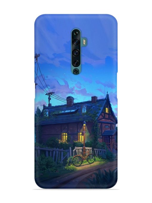 Beautiful Village House Snap Case for Oppo Reno 2F