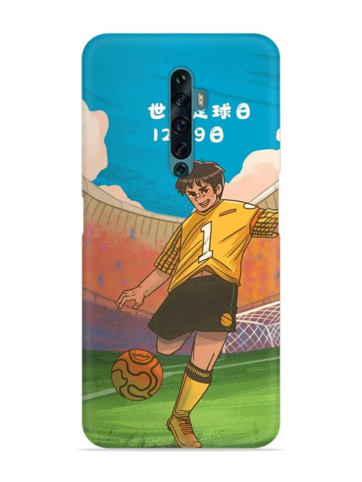 Soccer Kick Snap Case for Oppo Reno 2F