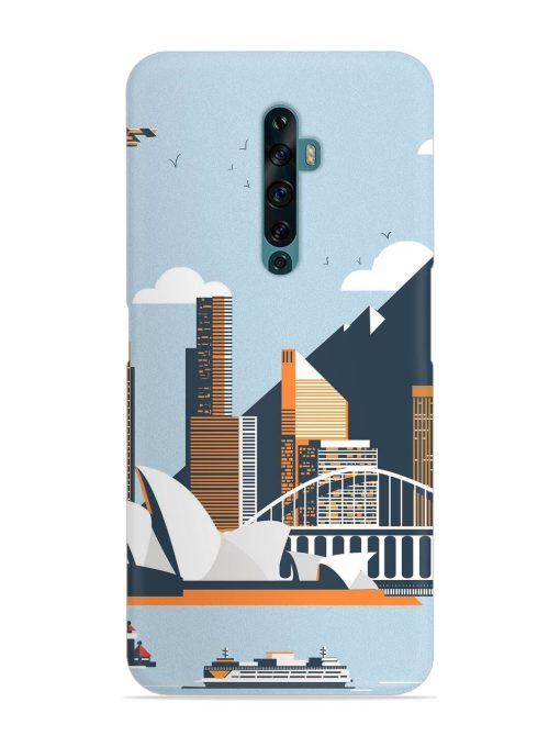 Sydney Opera Landscape Snap Case for Oppo Reno 2Z Zapvi