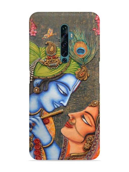 Lord Radha Krishna Flute Art Snap Case for Oppo Reno 2Z Zapvi