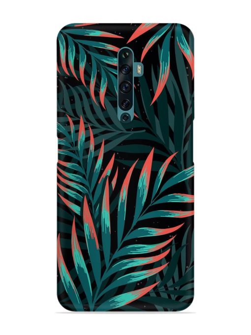 Green Leaf Art Snap Case for Oppo Reno 2Z Zapvi