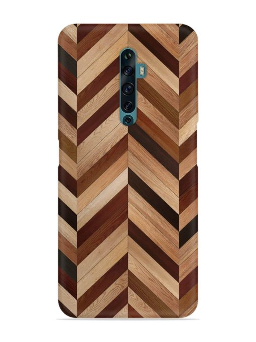 Seamless Wood Parquet Snap Case for Oppo Reno 2Z