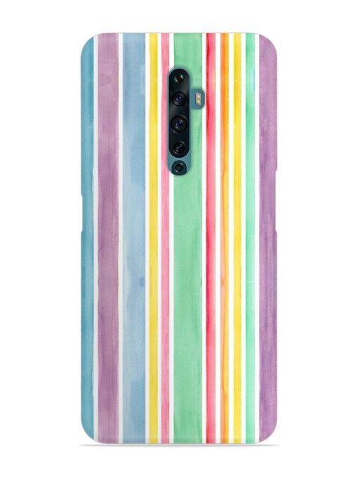 Hand Drawn Watercolor Snap Case for Oppo Reno 2Z Zapvi