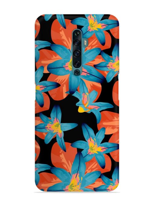 Philippine Flowers Seamless Snap Case for Oppo Reno 2Z Zapvi