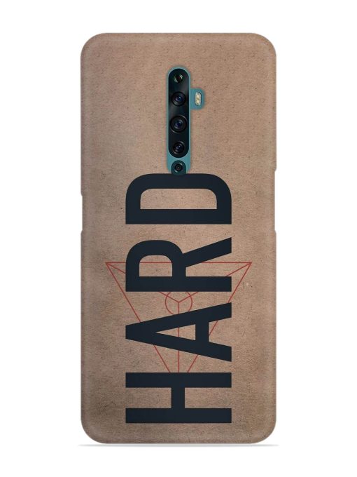 Hard Typo Snap Case for Oppo Reno 2Z Zapvi