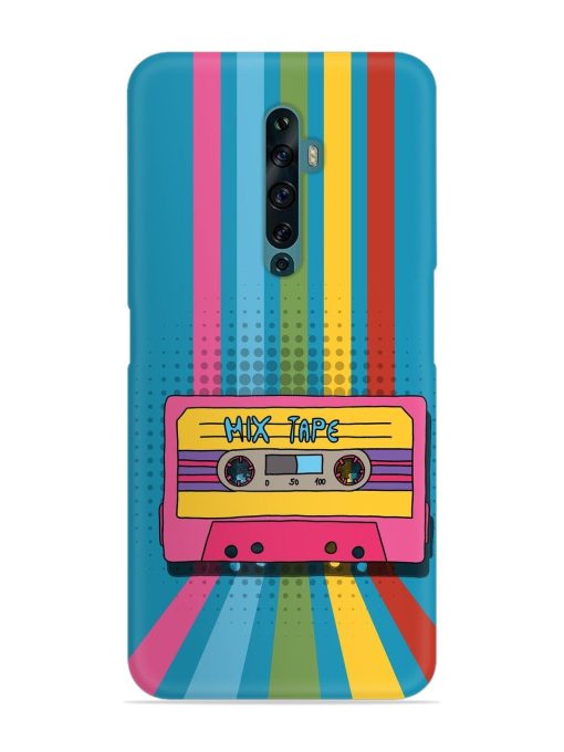 Mix Tape Vactor Snap Case for Oppo Reno 2Z Zapvi