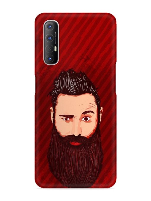 Beardo Man Snap Case for Oppo Reno 3 Pro Zapvi