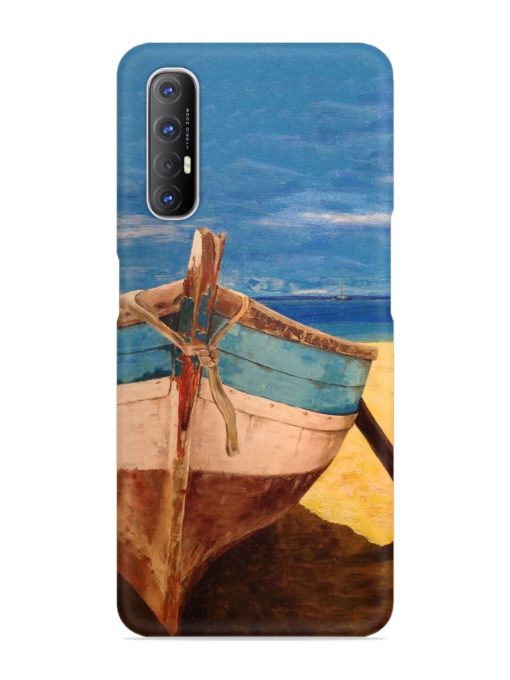 Canvas Painting Snap Case for Oppo Reno 3 Pro Zapvi