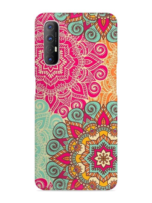 Mandala Seamless Snap Case for Oppo Reno 3 Pro Zapvi