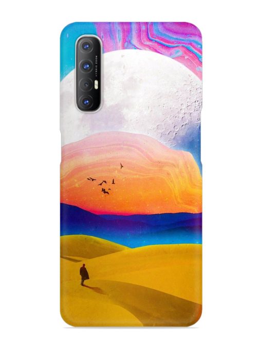 Sandy Desert Snap Case for Oppo Reno 3 Pro Zapvi