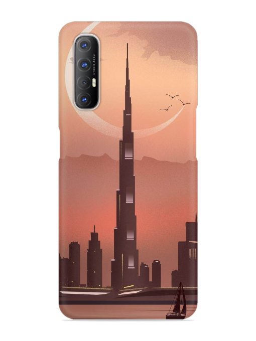 Landmark Burj Khalifa Snap Case for Oppo Reno 3 Pro Zapvi