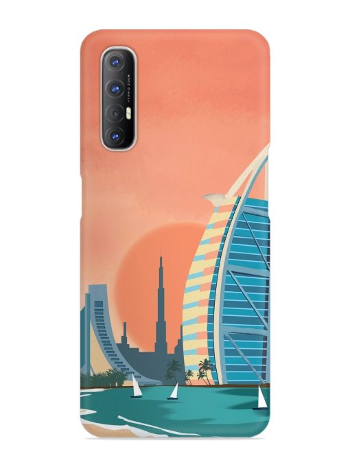 Dubai Architectural Scenery Snap Case for Oppo Reno 3 Pro Zapvi