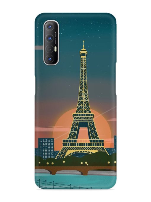 Scenery Architecture France Paris Snap Case for Oppo Reno 3 Pro Zapvi