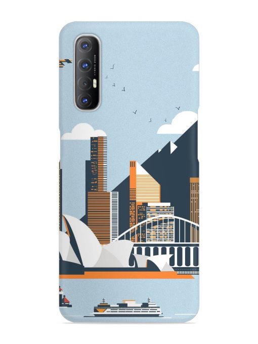 Sydney Opera Landscape Snap Case for Oppo Reno 3 Pro Zapvi