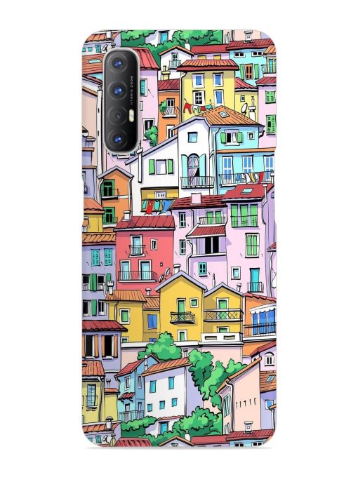 Europe Old Town Snap Case for Oppo Reno 3 Pro