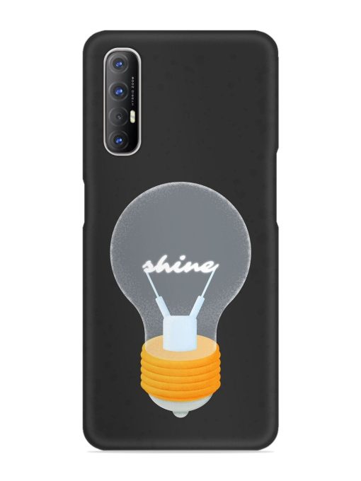 Bulb Background Snap Case for Oppo Reno 3 Pro