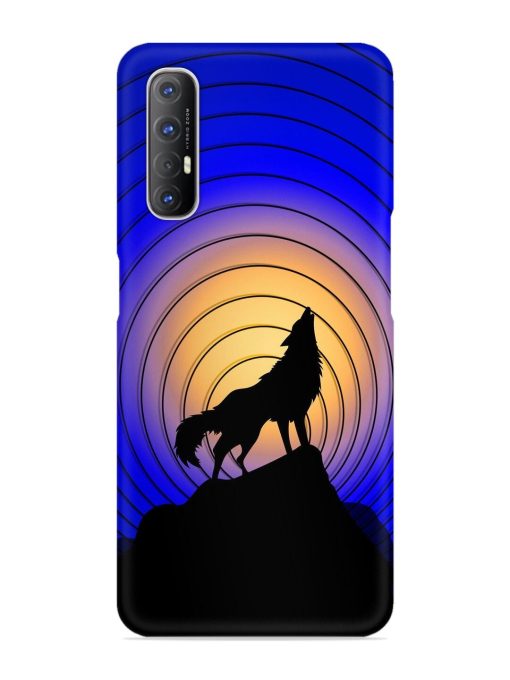 Fox Roaring Design Snap Case for Oppo Reno 3 Pro Zapvi