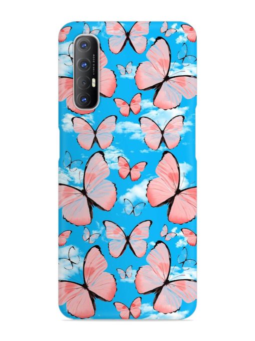 Seamless Pattern Tropical Snap Case for Oppo Reno 3 Pro Zapvi