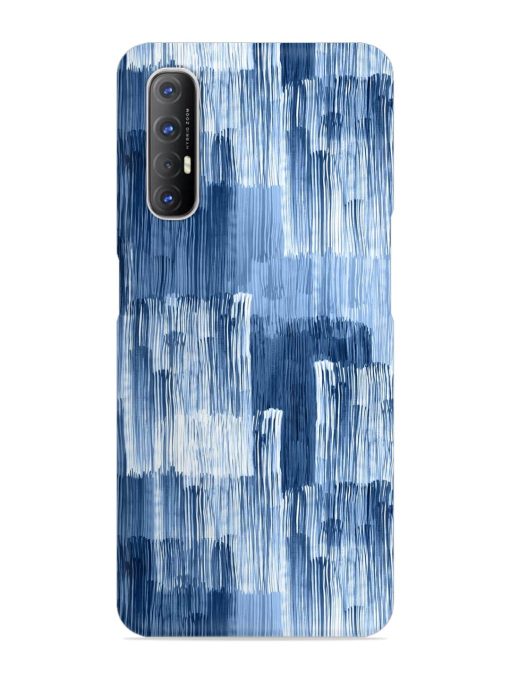 Abstract Pattern Stripes Snap Case for Oppo Reno 3 Pro Zapvi