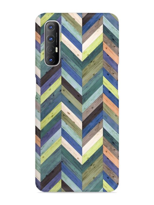 Chevron Random Color Snap Case for Oppo Reno 3 Pro