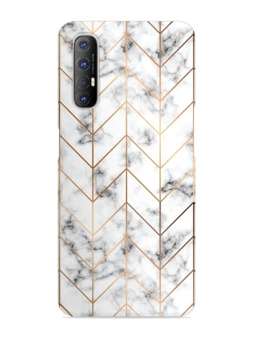 Vector Marble Texture Snap Case for Oppo Reno 3 Pro Zapvi