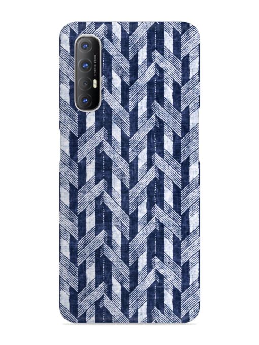 Abstract Herringbone Motif Snap Case for Oppo Reno 3 Pro Zapvi