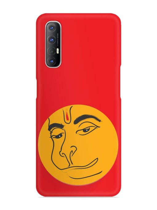 Lord Hanuman Vector Snap Case for Oppo Reno 3 Pro Zapvi