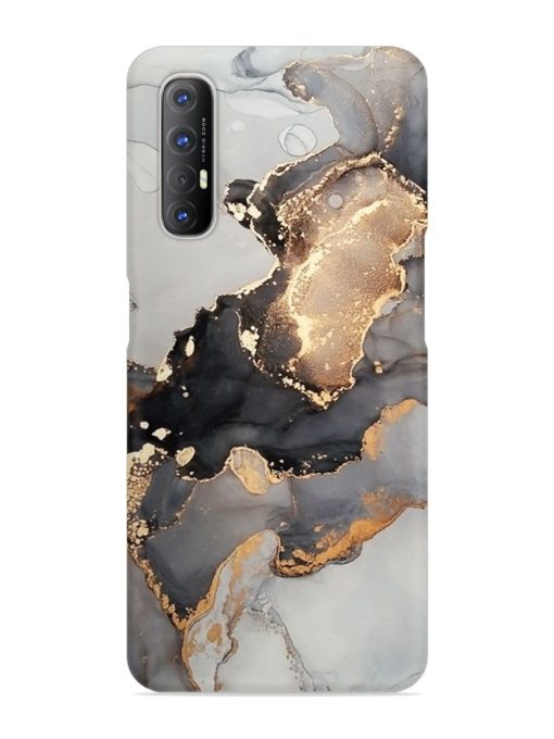 Luxury Abstract Fluid Snap Case for Oppo Reno 3 Pro Zapvi