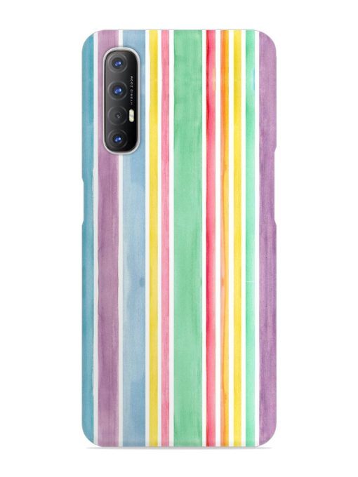 Hand Drawn Watercolor Snap Case for Oppo Reno 3 Pro Zapvi