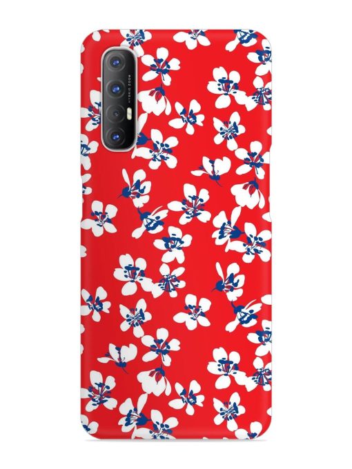 Hand Drawn Abstract Snap Case for Oppo Reno 3 Pro Zapvi