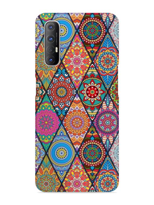 Seamless Tile Pattern Snap Case for Oppo Reno 3 Pro