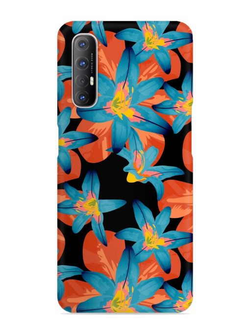 Philippine Flowers Seamless Snap Case for Oppo Reno 3 Pro Zapvi