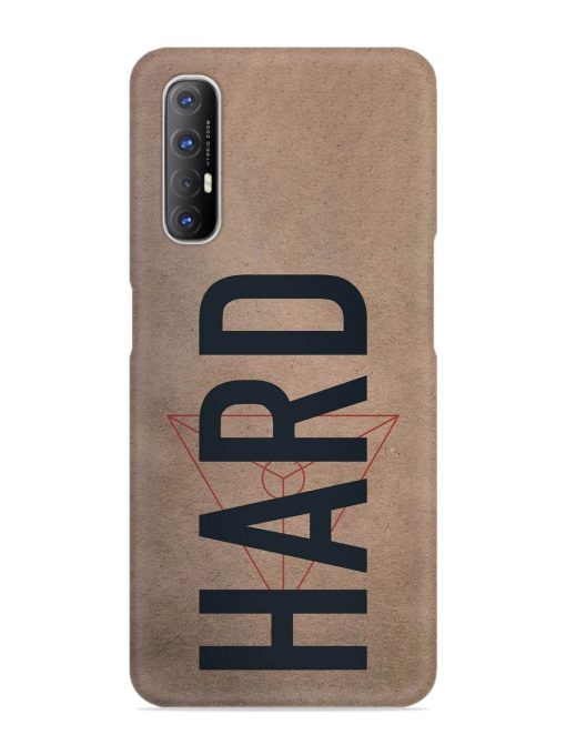 Hard Typo Snap Case for Oppo Reno 3 Pro Zapvi