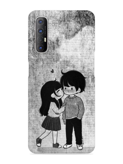 Couple Love Highlights Snap Case for Oppo Reno 3 Pro Zapvi