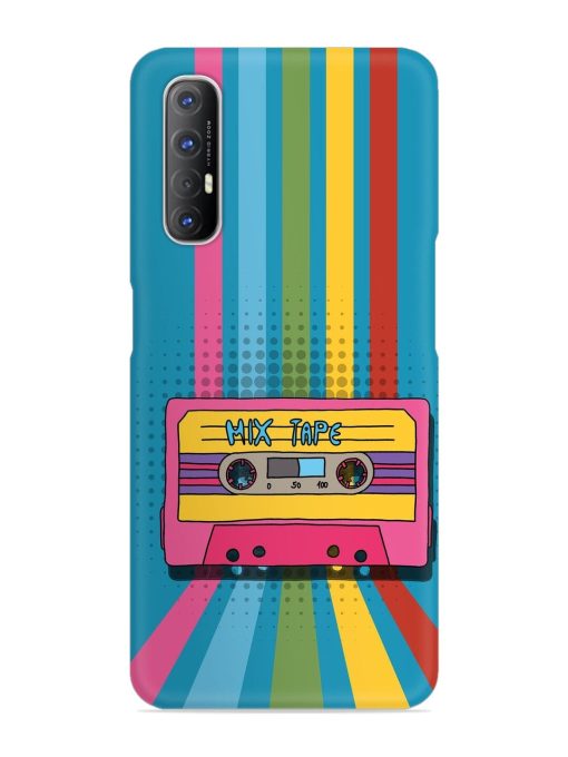 Mix Tape Vactor Snap Case for Oppo Reno 3 Pro Zapvi