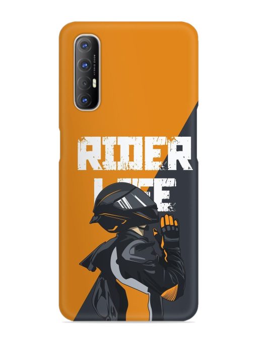 Rider Life Snap Case for Oppo Reno 3 Pro Zapvi