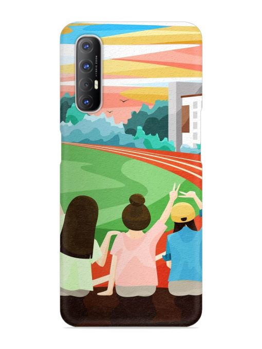 School Playground Snap Case for Oppo Reno 3 Pro